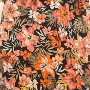 Floral Wide-Leg Pants